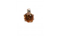 Zirconite citrine pendentif...