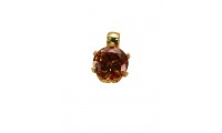 Pendentif citrine zirconite...
