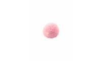 Pompon de 20 mm. Rose clair.