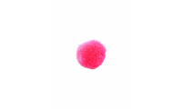 Pompon de 20 mm. Rose au fluor