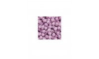 Boule à facettes 4mm. Rose...