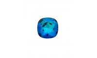 Cabochon 10 mm. Bleu Bermudes