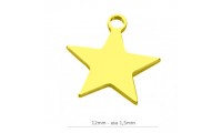 Pendentif étoile de 12 mm,...