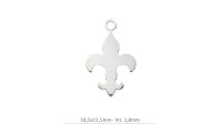 Pendentif croix fleur de...