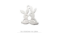 Pendentif lapin avec bague