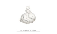 Pendentif lapin avec bague