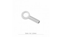 Embout tube de cordon de 1 mm.
