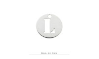 Pendentif Rond Charm lettre...