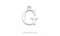 Pendentif lettre G avec bague