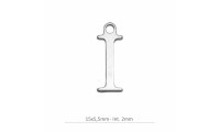 Pendentif lettre I avec bague