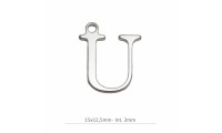 Pendentif lettre U avec bague