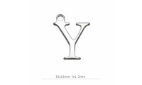 Pendentif lettre Y avec bague