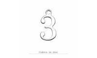 Pendentif numéro 3 avec bague