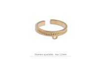 Anneau granulé réglable...