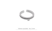 Anneau granulé réglable...