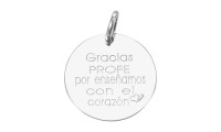 Pendentif rond « Merci...