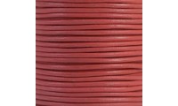 Cordon en cuir 1mm- Corail