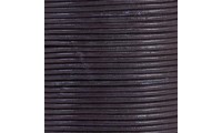 Cordon en cuir 1mm- bordeaux