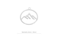Pendentif montagne 19x16mm