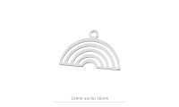 Pendentif arc-en-ciel 10x16mm