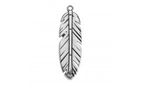 Plume pendentif de 45 mm....