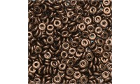 O perle 2x4 mm. Jet Bronze