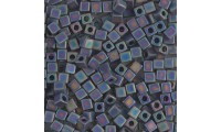 Miyuki Cubes 3 mm. Noir mat AB