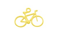 Pendentif de vélo 15mm en...