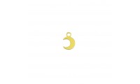 Mini pendentif lune 10mm en...