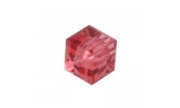 Cube 4mm. Padparadscha