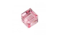 Cube 4mm. Rose claire