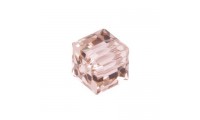 Cube 4mm. Vintage Rose