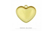 Lunette pendentif coeur...