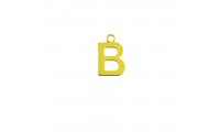 Mini pendentif ̈B ̈ 10x7mm....