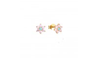 Boucles d’oreilles fleur...
