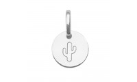Petit pendentif rond cactus...