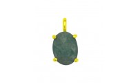 Pendentif quartz vert...