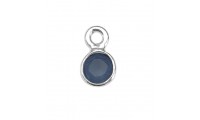 Pendentif quartz bleu opale...