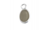 Pendentif ovale quartz...
