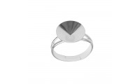 Bague cone 12 mm en argent 925