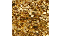 Demi tila 5mm. 24 kt Gold...