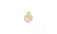 Pendentif yin-yang émaillé...