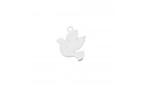 Pendentif colombe 12x10mm...