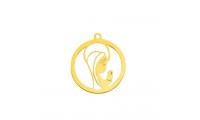 Pendentif vierge 17 mm...