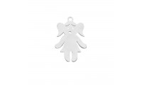 Pendentif petite fille 18mm...
