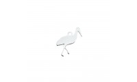 Pendentif cigogne 9mm en...