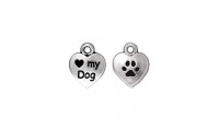 Pendentif "Love my dog" de...