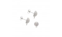 Clous d'oreilles demi-boule...
