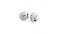 Boule à facettes 4mm. Argent