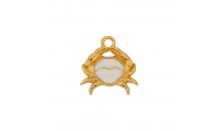Pendentif crabe en émail...